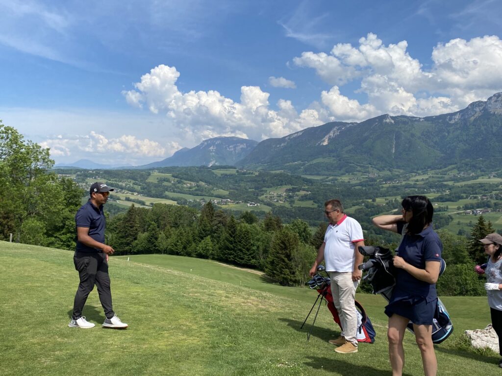 Cour d’initiation de golf a Annecy